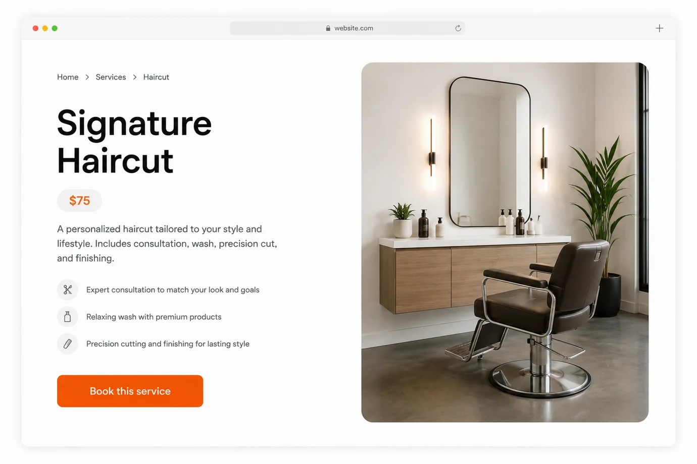Service page — Clyrke